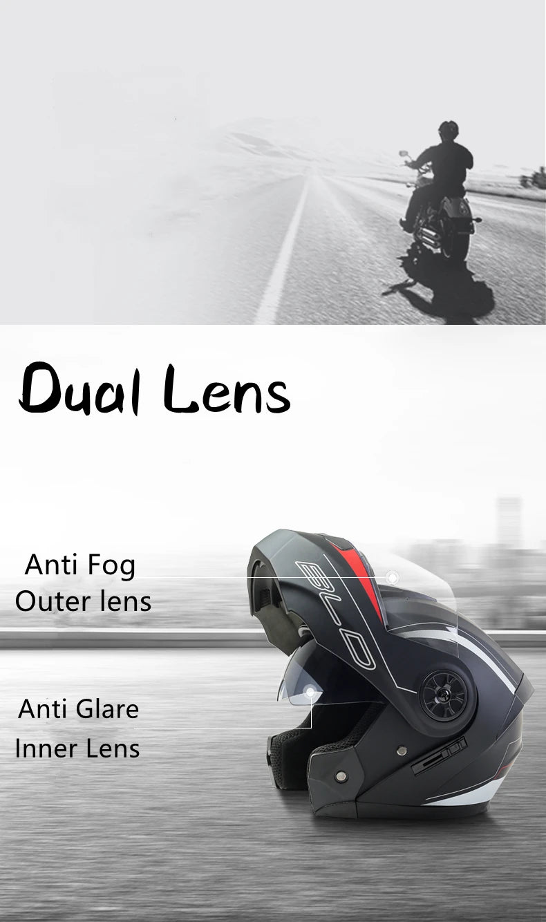 BLD Flip-Up Helmet – Style Meets Protection