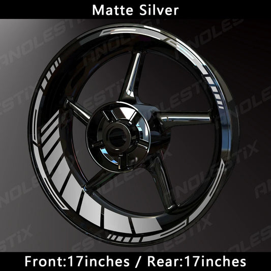 AnoleStix 17” Motorcycle Rim Stripe Decals – Reflective & Gloss Finish