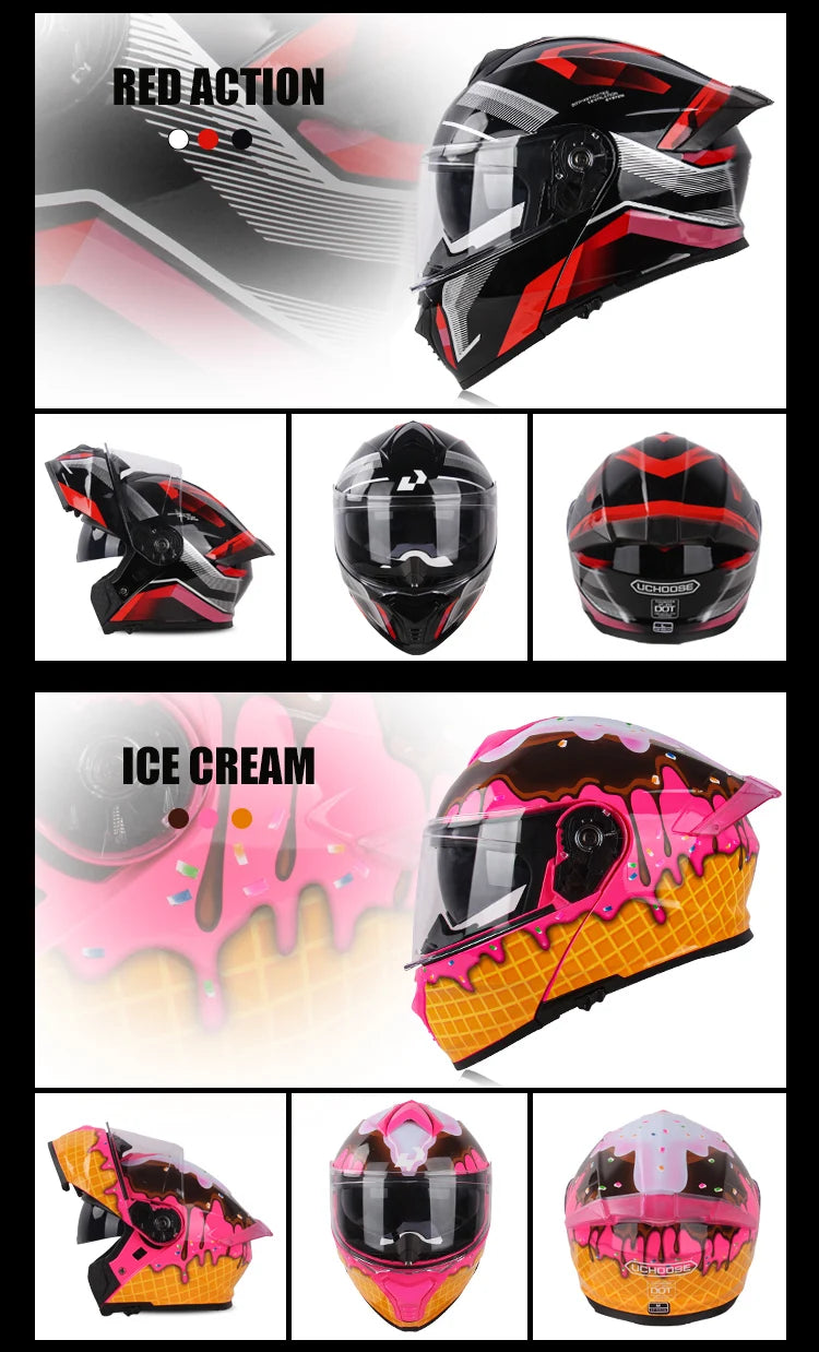 Full Face Motorbike Helmets