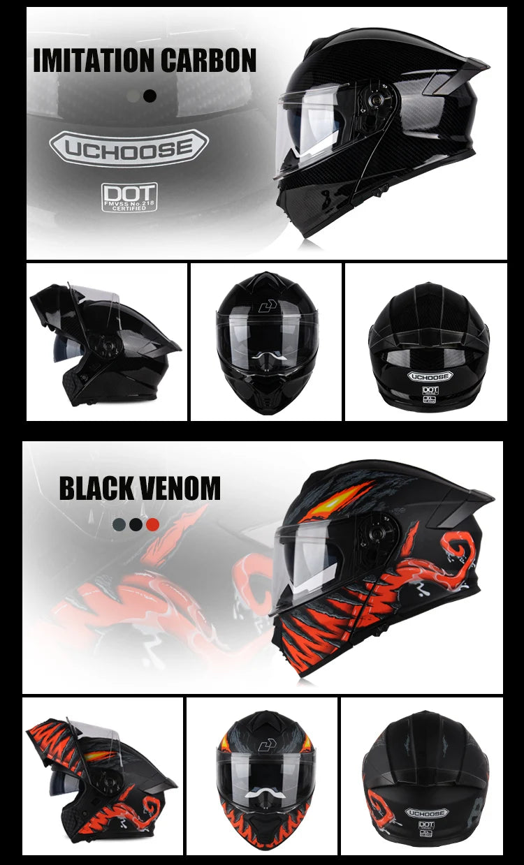 Full Face Motorbike Helmets
