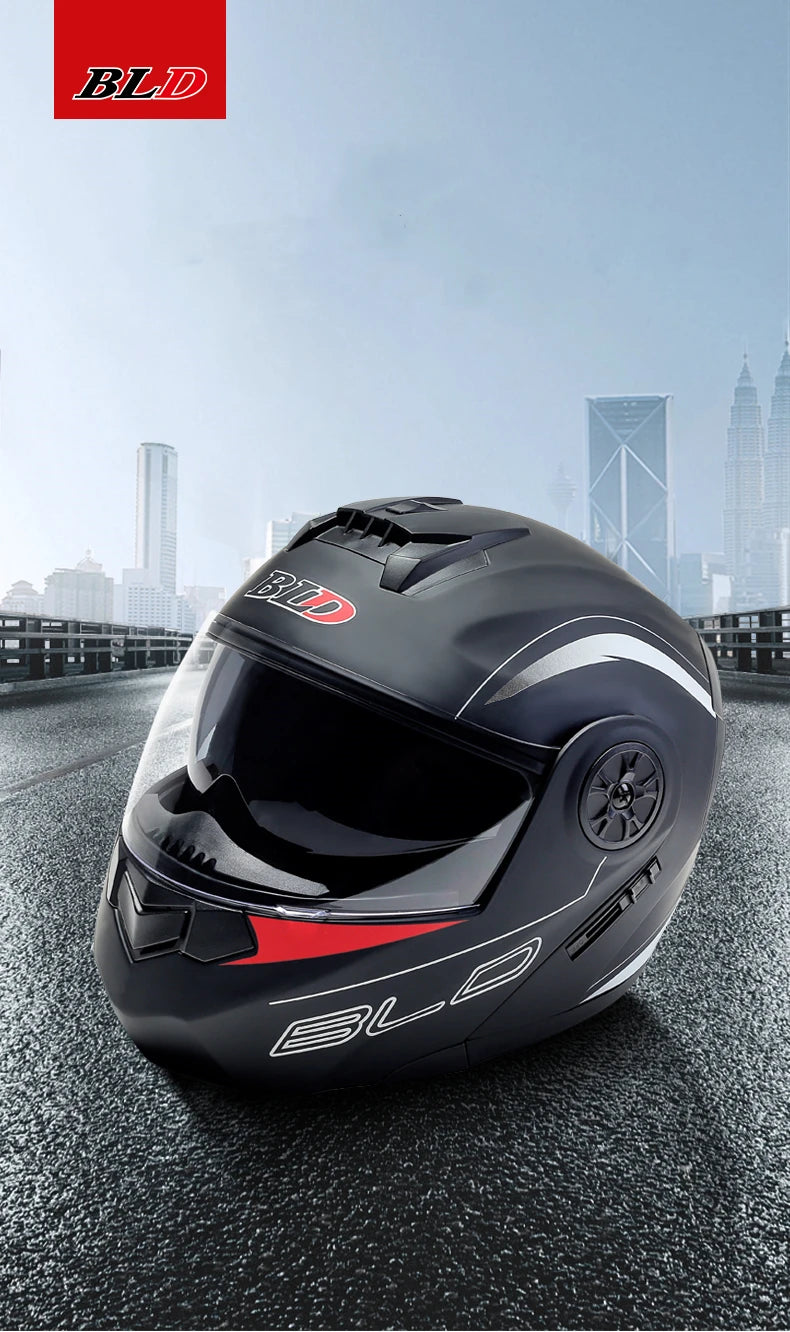 BLD Flip-Up Helmet – Style Meets Protection