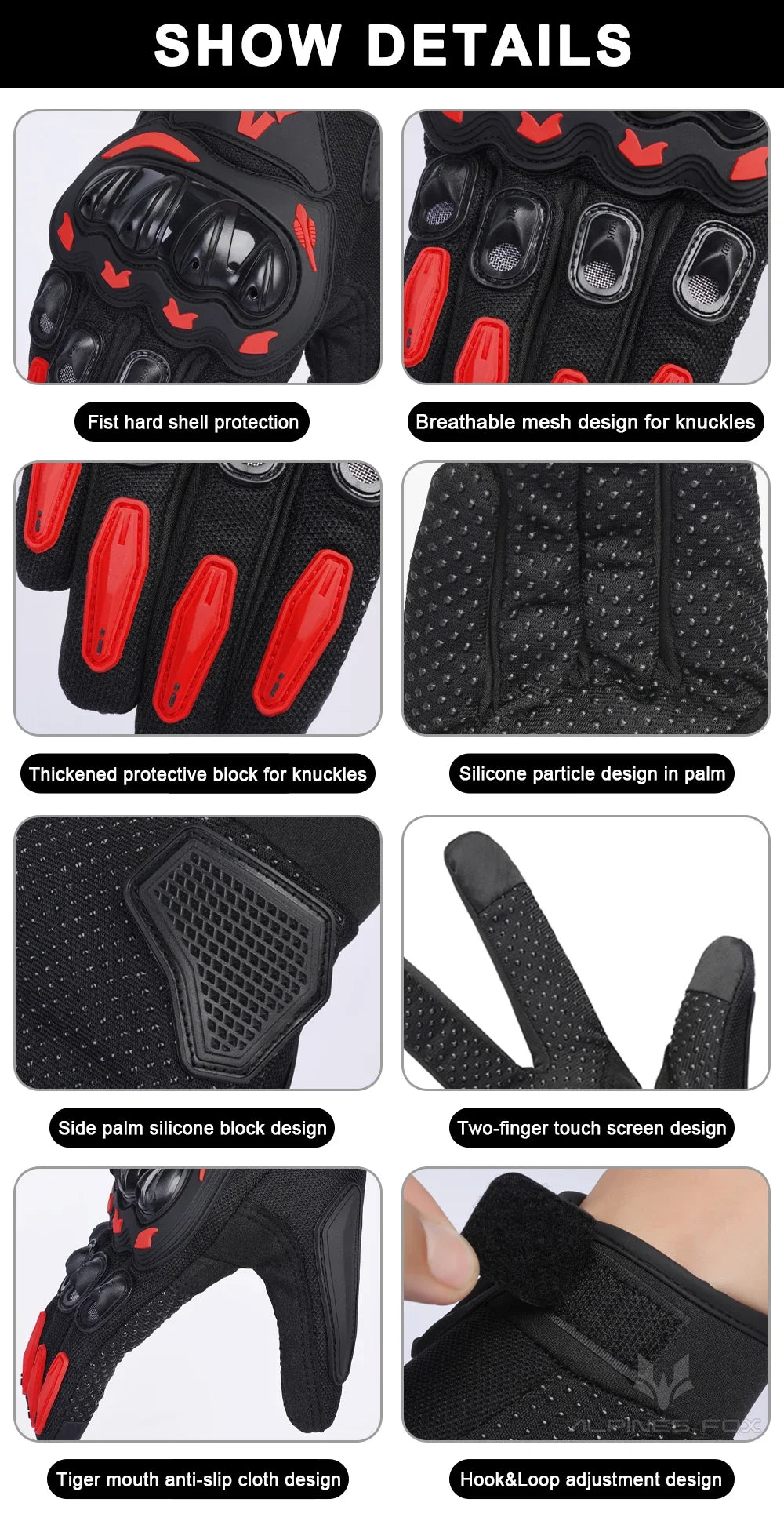 VEMAR VE-131 Motorcycle Gloves