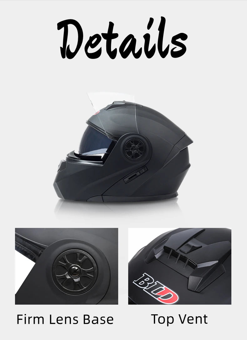 BLD Flip-Up Helmet – Style Meets Protection
