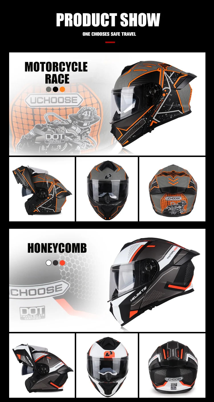 Full Face Motorbike Helmets