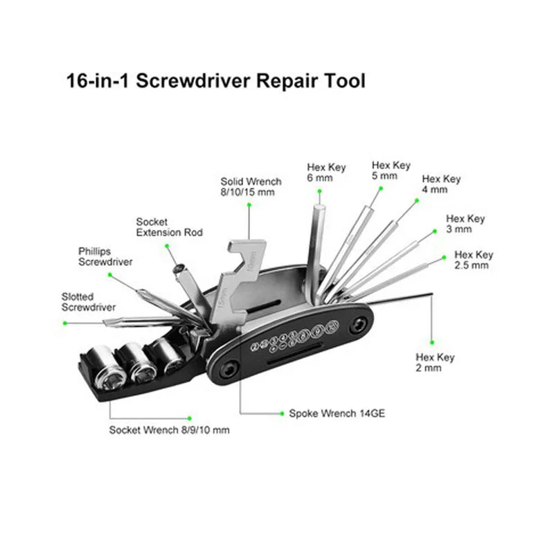 Multifunction Motorcycle Repair Tool Kit