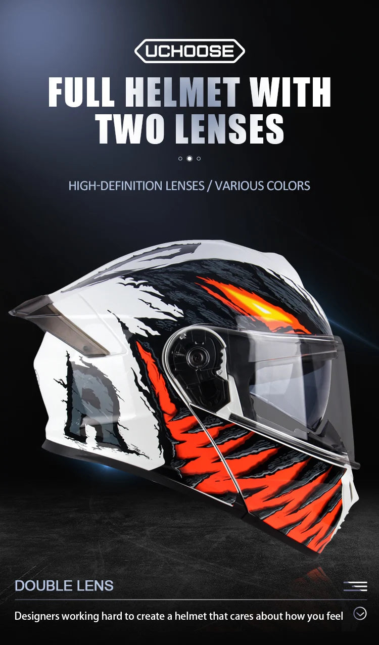 Full Face Motorbike Helmets