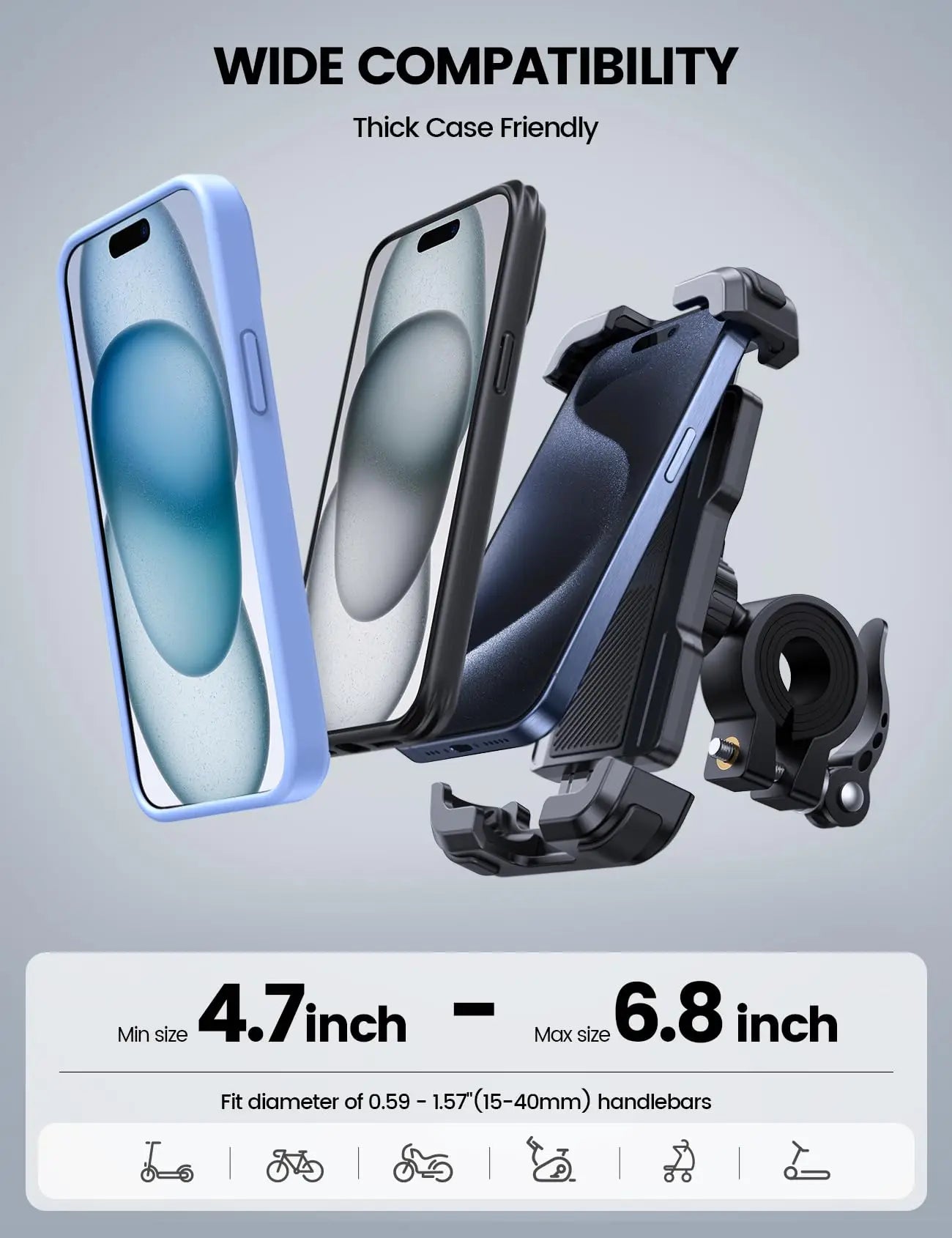 Universal MotorBike Phone Holder