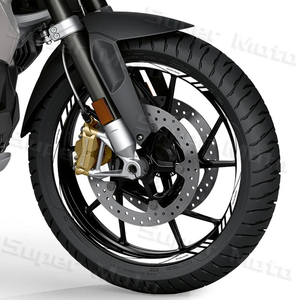 Reflective Motorcycle Rim Stickers – Universal Fit for 12"–18" Wheels